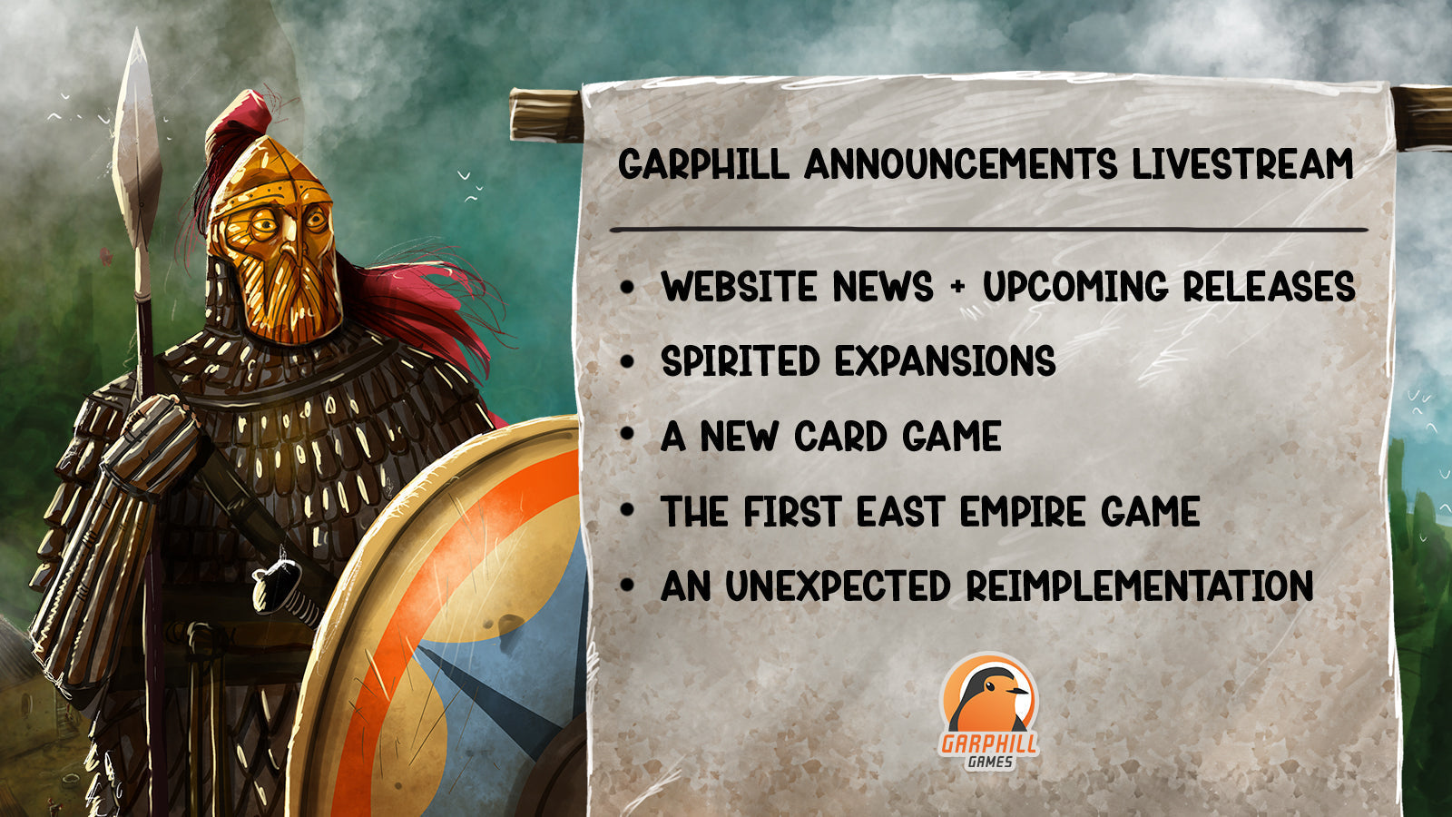 Garphill Announcement Livestream