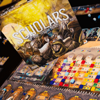 Board game 'Scholars of the South Tigris' with game pieces and board